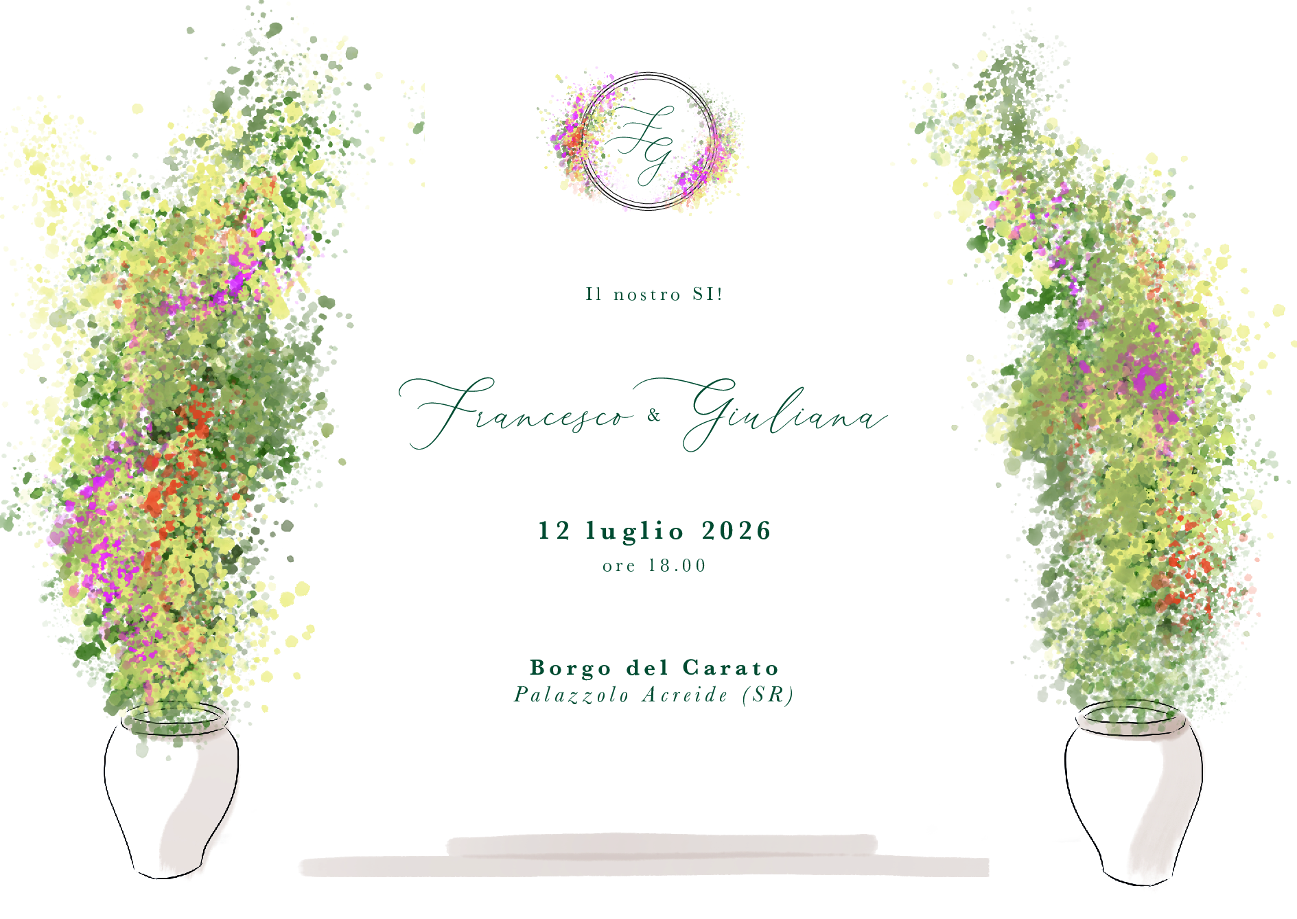 Partecipazione Francesco e Giuliana